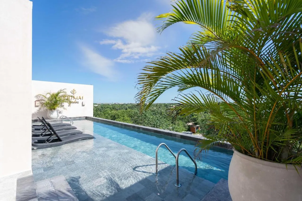 Queen Bed Suite, Infinity Pool & Fast Wifi, Nespresso & Netflix Tulum 0*,  Mexiko